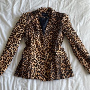 Walter Baker Cheetah Blazer